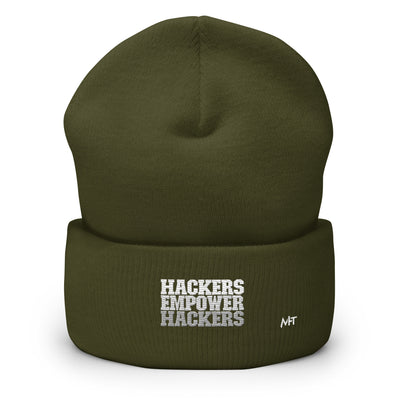 Hackers Empower Hackers V2 - Cuffed Beanie