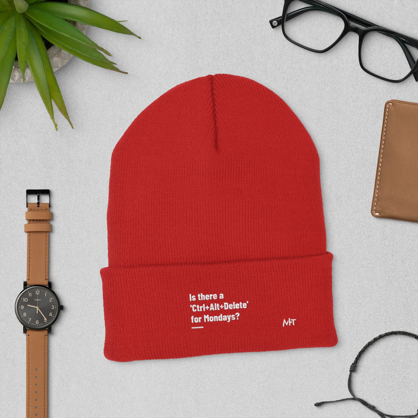 Is there a 'Ctrl+Alt+Delete' for Mondays? - Cuffed Beanie
