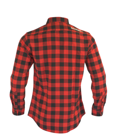 The Titan - Black/Red Plaid Long Sleeve by MyHackerTech