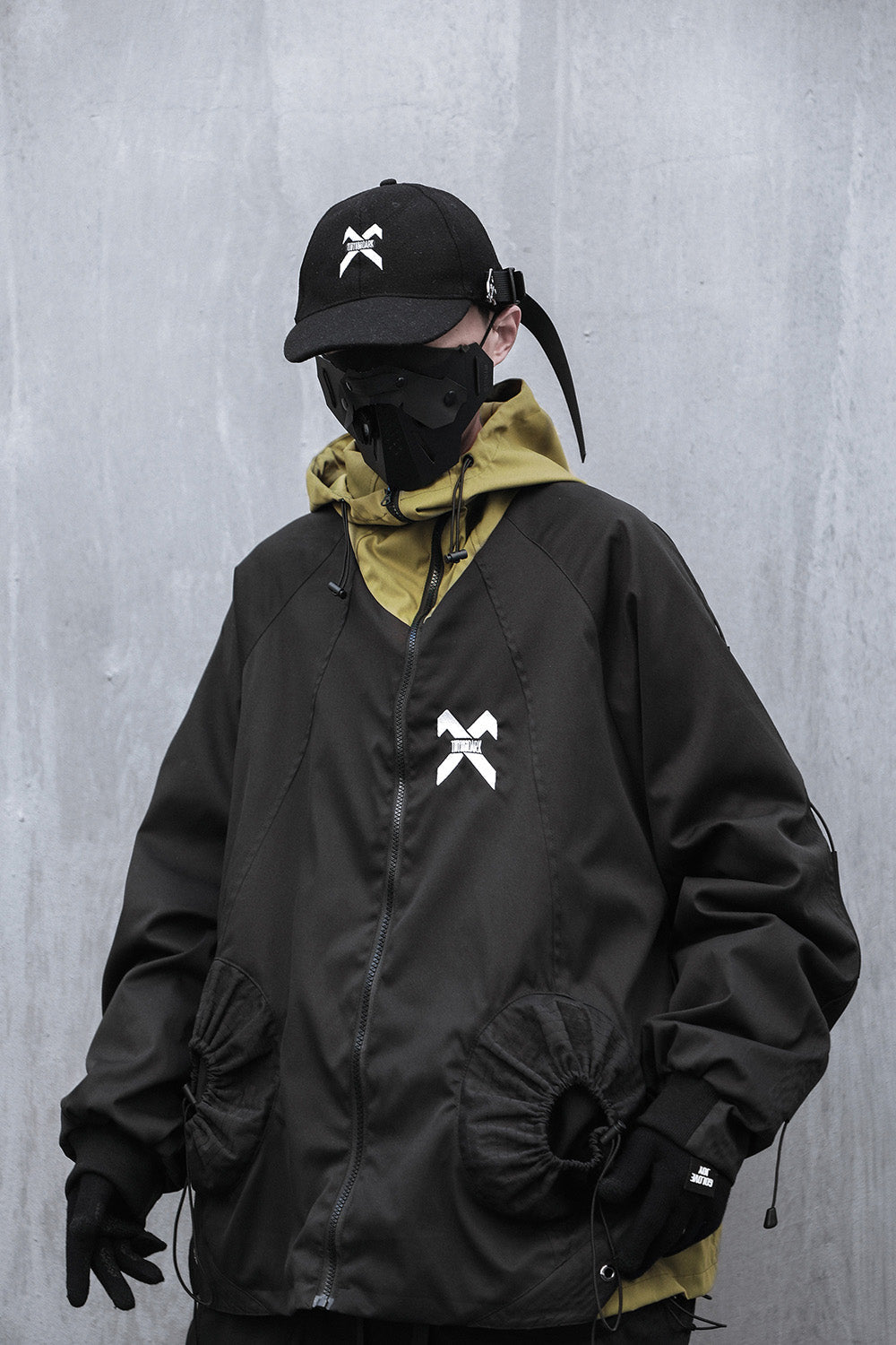 HiJ14 Black Industrial Climber Jacket by MyHackerTech