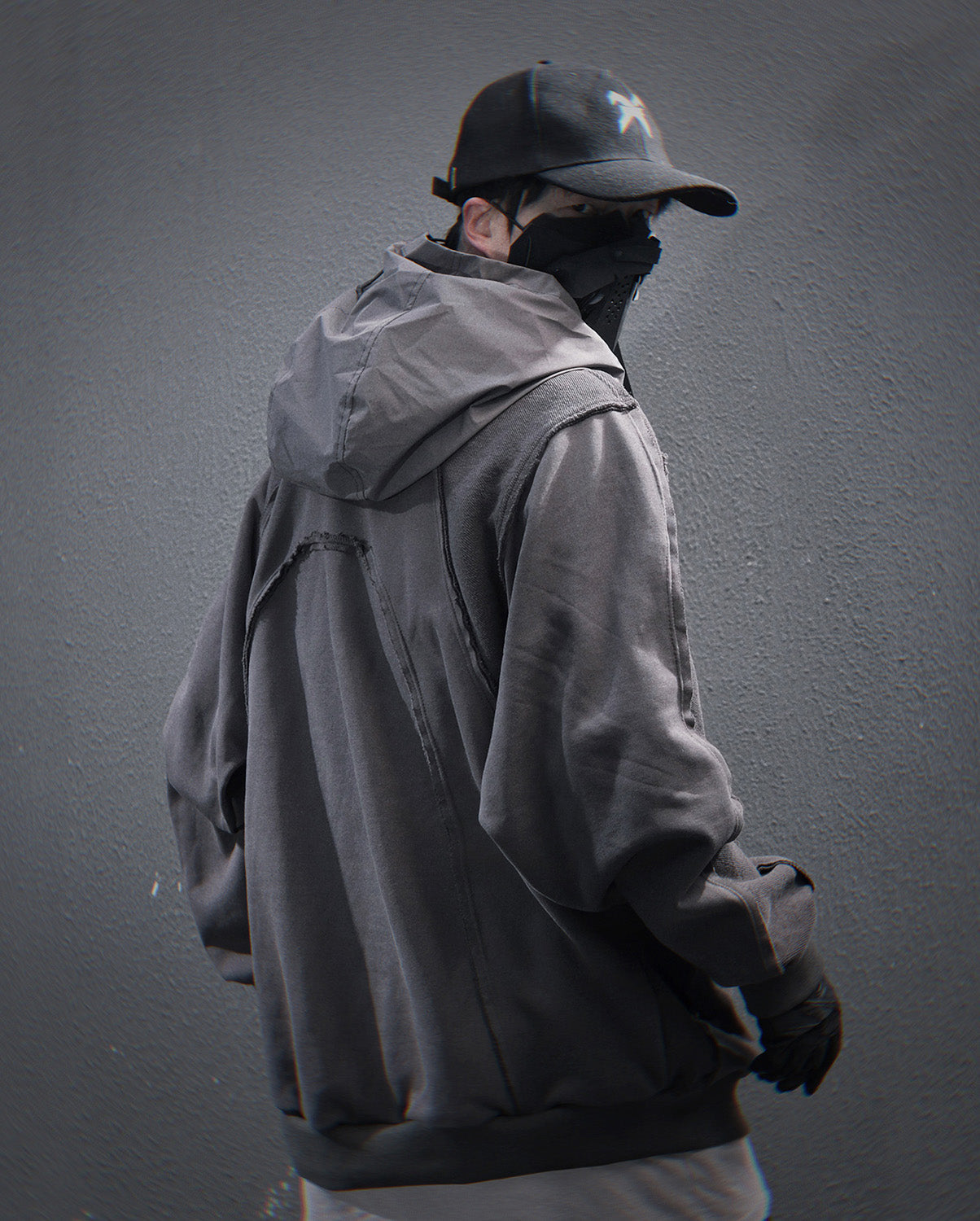 HiH56 Grey NX Hoodie by MyHackerTech