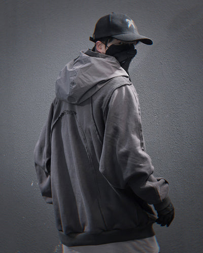 HiH56 Grey NX Hoodie by MyHackerTech