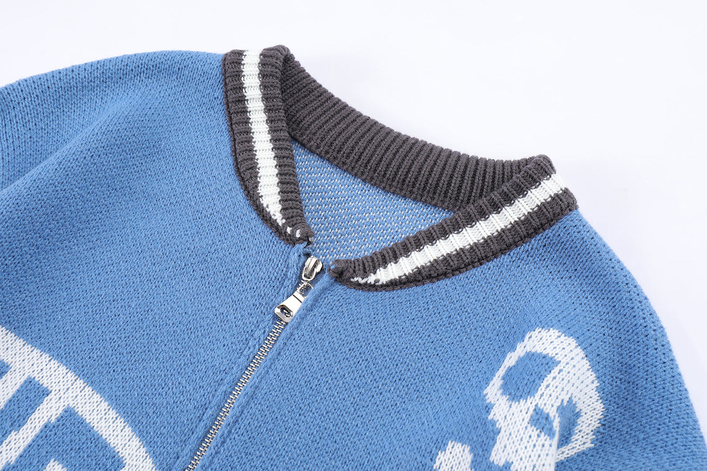 Easy Skull Knit Bomber Jacket by MyHackerTech