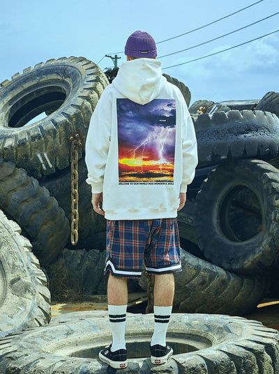 Thunderstorm Artwork Hoodie by MyHackerTech