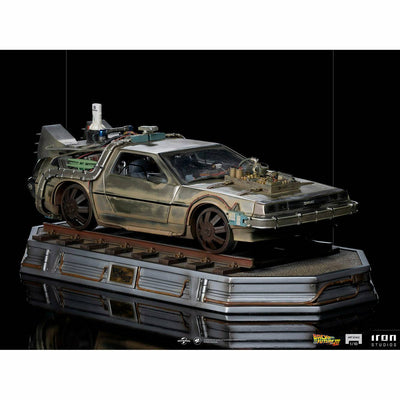 Iron Studios Back to the Future Part III DeLorean 1:10 Scale Statue by MyHackerTech