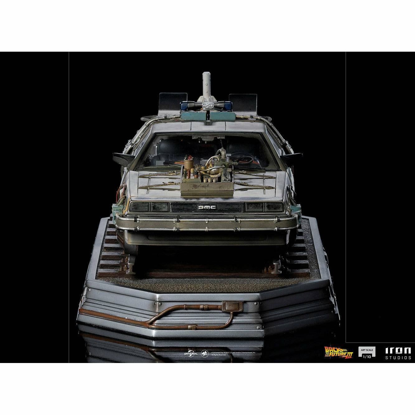 Iron Studios Back to the Future Part III DeLorean 1:10 Scale Statue by MyHackerTech