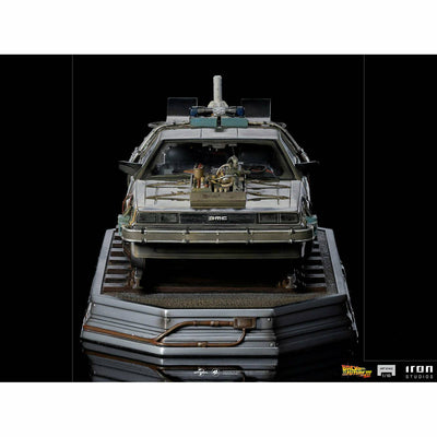 Iron Studios Back to the Future Part III DeLorean 1:10 Scale Statue by MyHackerTech