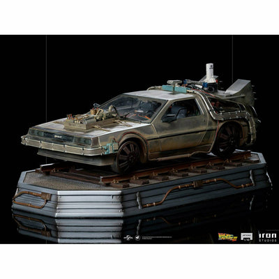 Iron Studios Back to the Future Part III DeLorean 1:10 Scale Statue by MyHackerTech