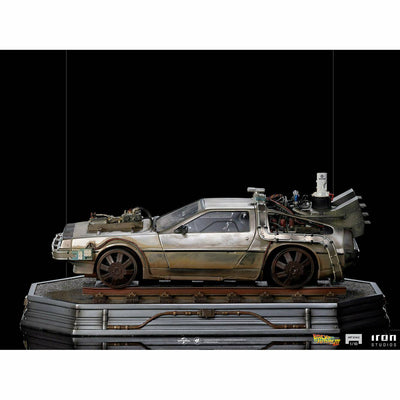 Iron Studios Back to the Future Part III DeLorean 1:10 Scale Statue by MyHackerTech