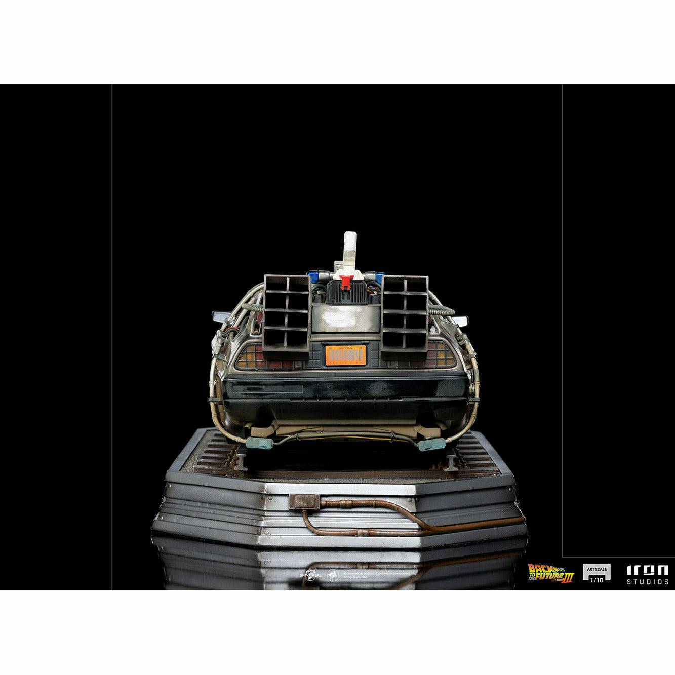 Iron Studios Back to the Future Part III DeLorean 1:10 Scale Statue by MyHackerTech