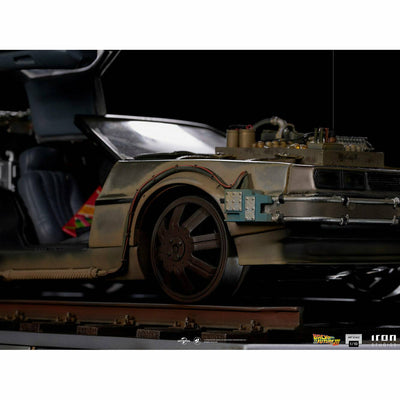 Iron Studios Back to the Future Part III DeLorean 1:10 Scale Statue by MyHackerTech