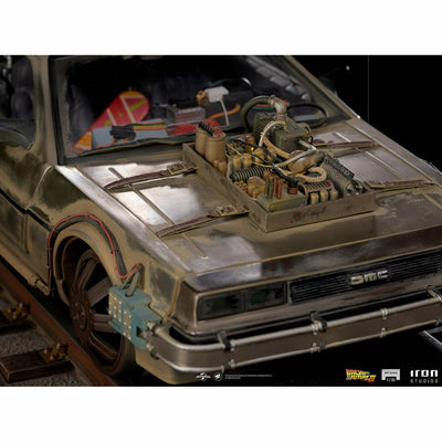 Iron Studios Back to the Future Part III DeLorean 1:10 Scale Statue by MyHackerTech