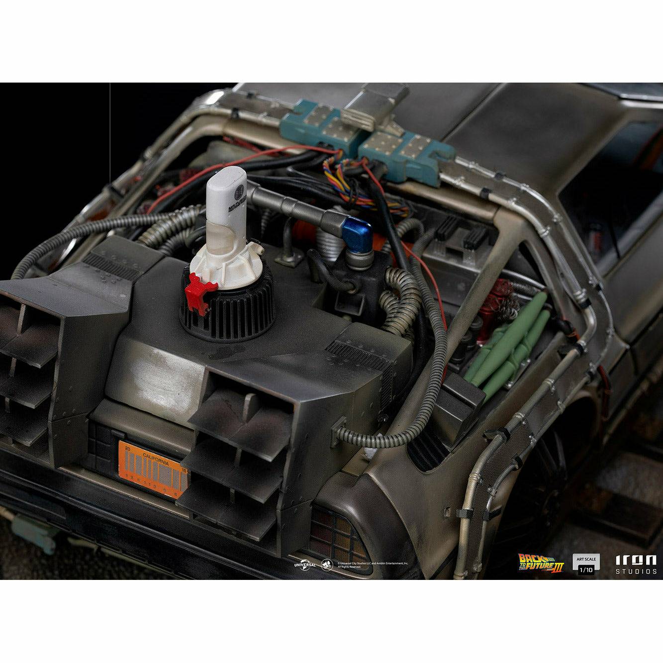 Iron Studios Back to the Future Part III DeLorean 1:10 Scale Statue by MyHackerTech