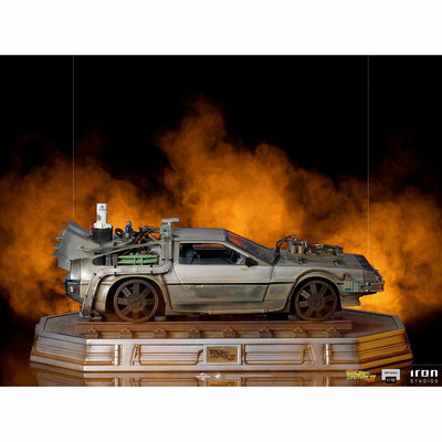 Iron Studios Back to the Future Part III DeLorean 1:10 Scale Statue by MyHackerTech