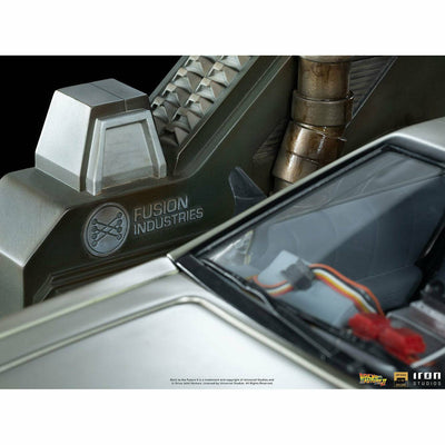 Iron Studios Back to the Future Part II DeLorean (Full Deluxe Version including Marty McFly and Doc Brown) 1:10 Scale Statues by MyHackerTech