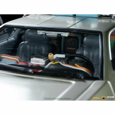 Iron Studios Back to the Future Part II DeLorean (Full Deluxe Version including Marty McFly and Doc Brown) 1:10 Scale Statues by MyHackerTech