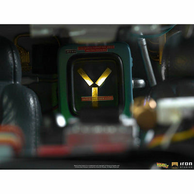 Iron Studios Back to the Future Part II DeLorean (Full Deluxe Version including Marty McFly and Doc Brown) 1:10 Scale Statues by MyHackerTech