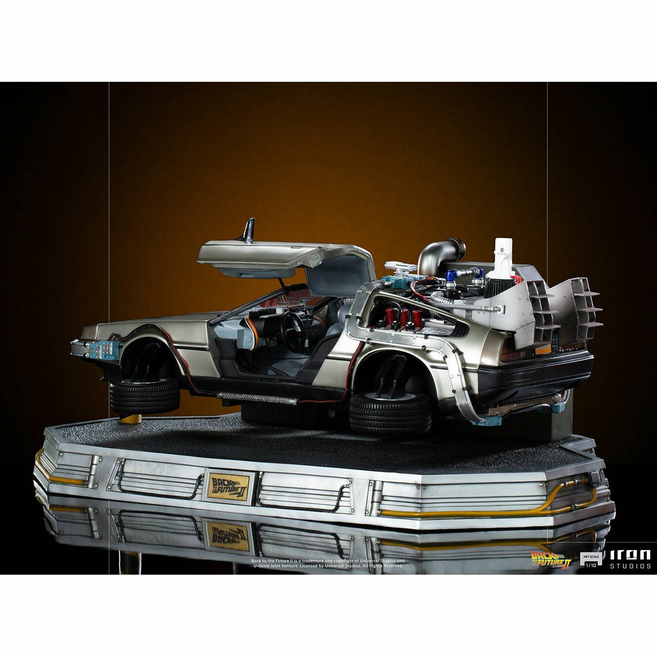 Iron Studios Back to the Future Part II DeLorean (Regular Version) 1:10 Scale Statue by MyHackerTech