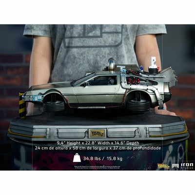 Iron Studios Back to the Future Part II DeLorean (Regular Version) 1:10 Scale Statue by MyHackerTech