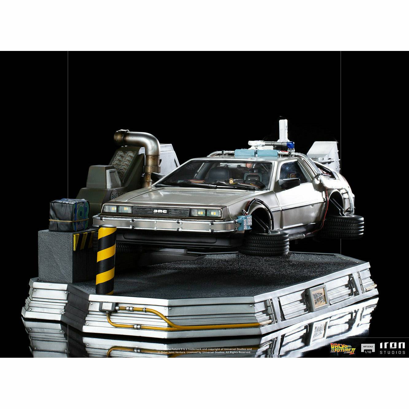 Iron Studios Back to the Future Part II DeLorean (Regular Version) 1:10 Scale Statue by MyHackerTech