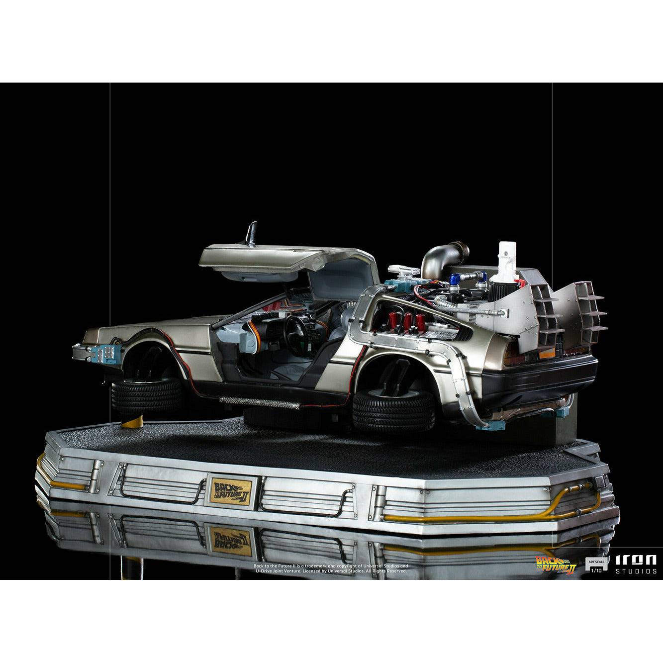 Iron Studios Back to the Future Part II DeLorean (Regular Version) 1:10 Scale Statue by MyHackerTech
