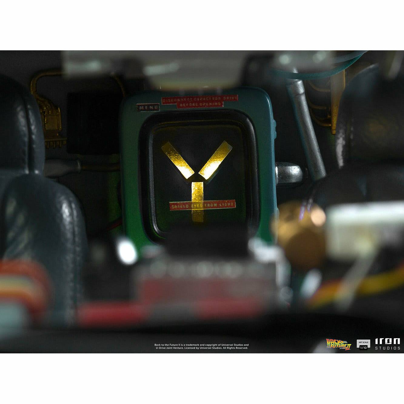 Iron Studios Back to the Future Part II DeLorean (Regular Version) 1:10 Scale Statue by MyHackerTech