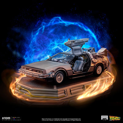 Iron Studios Back to the Future DeLorean 1:10 Scale Statue by MyHackerTech