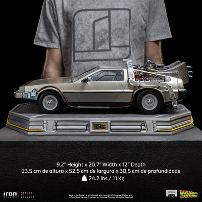 Iron Studios Back to the Future DeLorean 1:10 Scale Statue by MyHackerTech
