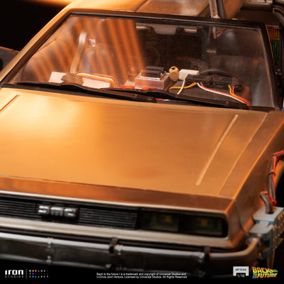 Iron Studios Back to the Future DeLorean 1:10 Scale Statue by MyHackerTech