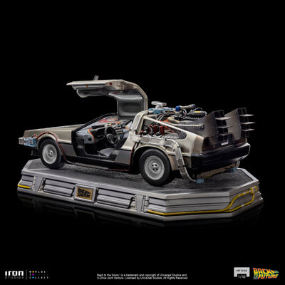Iron Studios Back to the Future DeLorean 1:10 Scale Statue by MyHackerTech