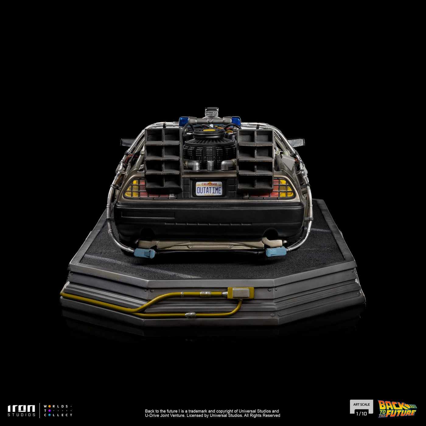Iron Studios Back to the Future DeLorean 1:10 Scale Statue by MyHackerTech