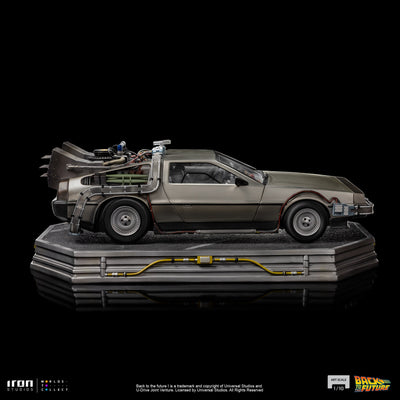 Iron Studios Back to the Future DeLorean 1:10 Scale Statue by MyHackerTech