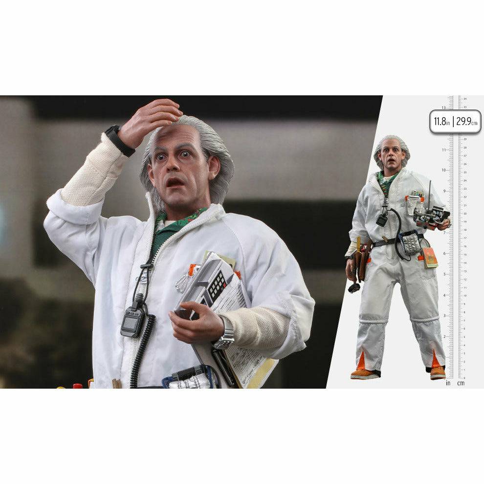 Hot Toys Back to the Future Doc Brown (Standard Version) 1:6 Scale Collectible Figure by MyHackerTech