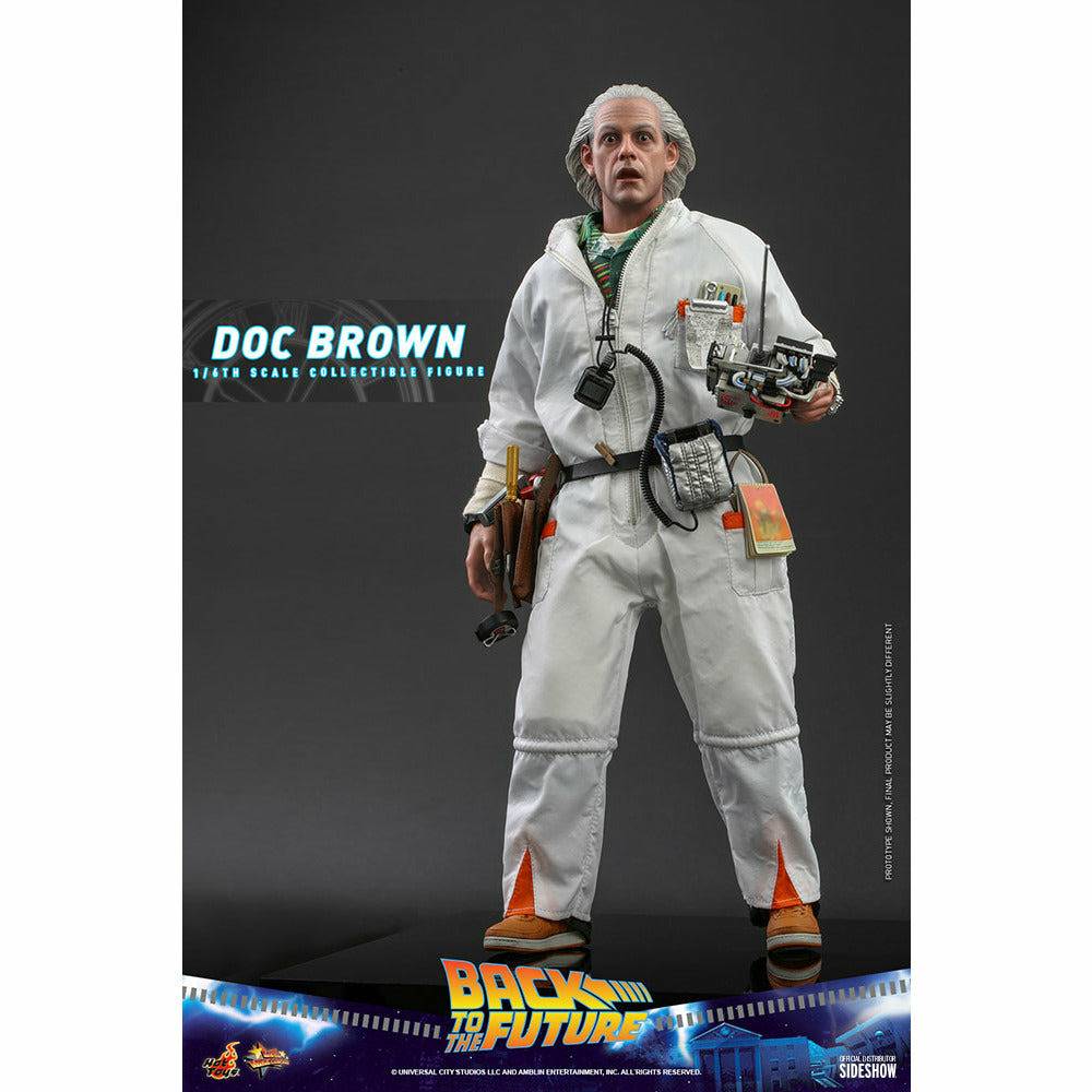 Hot Toys Back to the Future Doc Brown (Standard Version) 1:6 Scale Collectible Figure by MyHackerTech