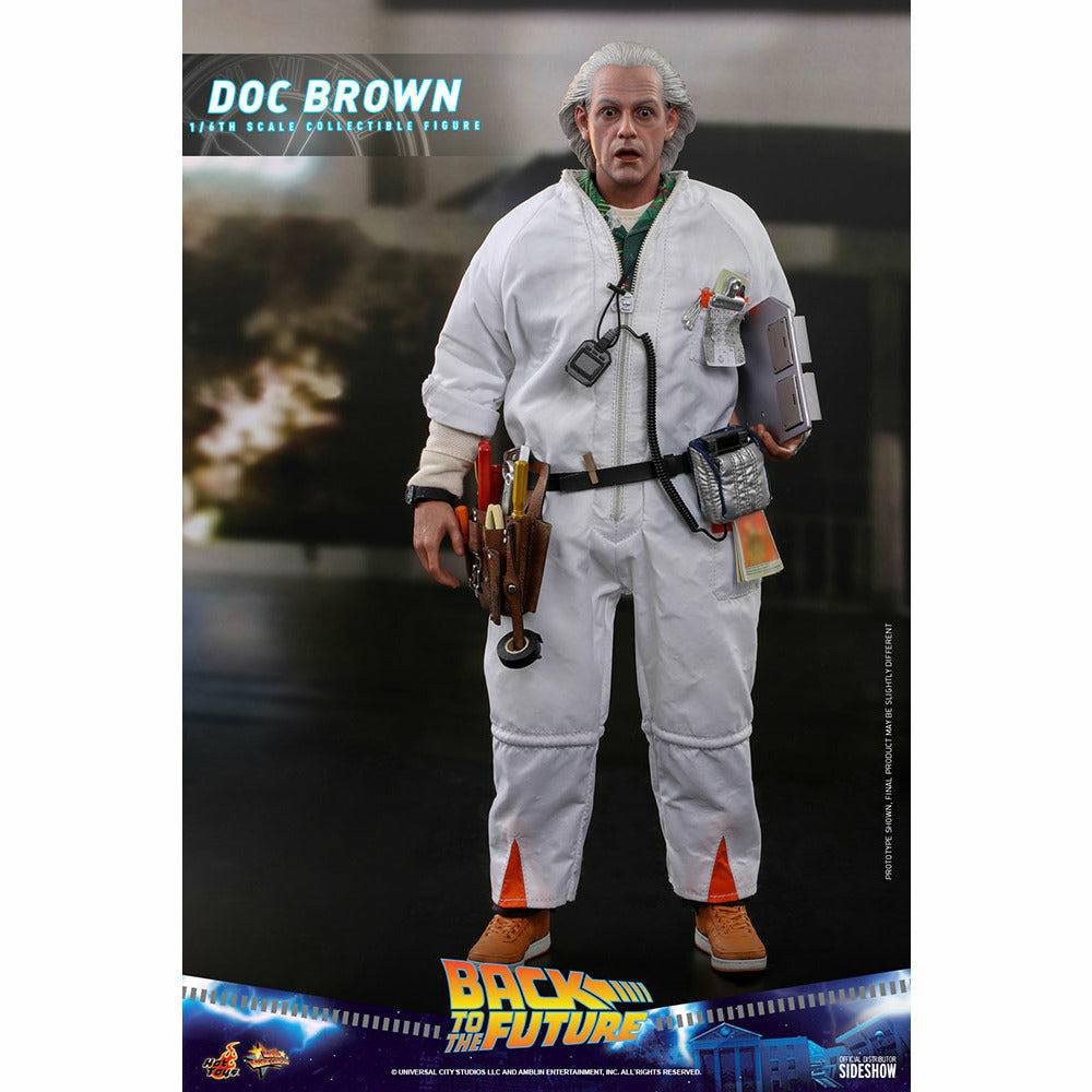 Hot Toys Back to the Future Doc Brown (Standard Version) 1:6 Scale Collectible Figure by MyHackerTech