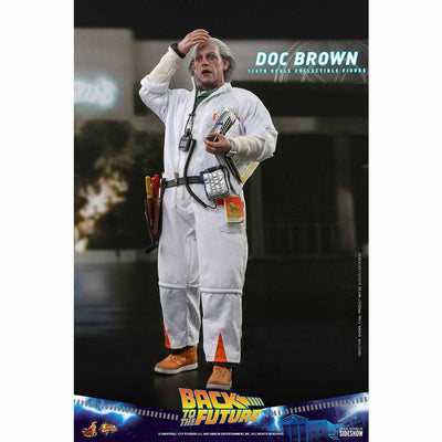 Hot Toys Back to the Future Doc Brown (Standard Version) 1:6 Scale Collectible Figure by MyHackerTech