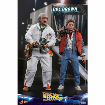 Hot Toys Back to the Future Doc Brown (Standard Version) 1:6 Scale Collectible Figure by MyHackerTech