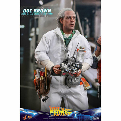 Hot Toys Back to the Future Doc Brown (Standard Version) 1:6 Scale Collectible Figure by MyHackerTech