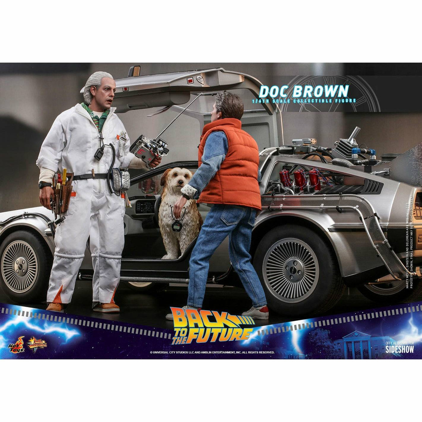 Hot Toys Back to the Future Doc Brown (Standard Version) 1:6 Scale Collectible Figure by MyHackerTech