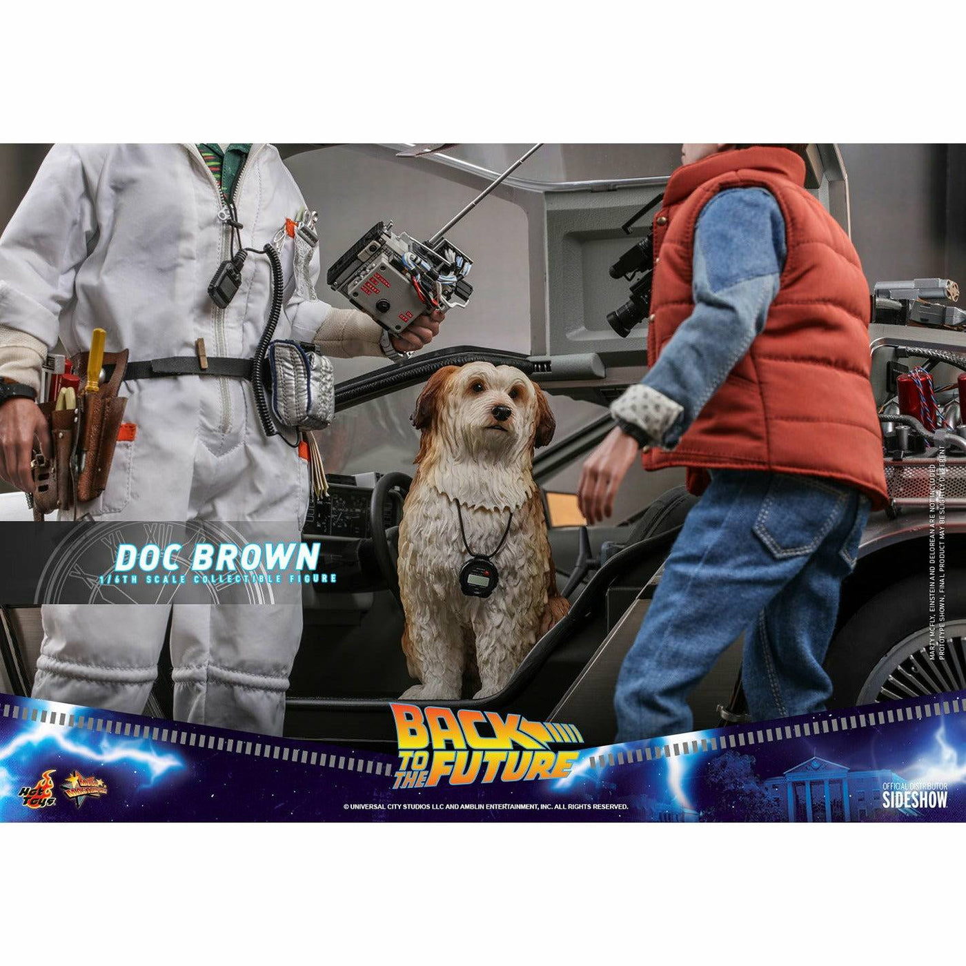 Hot Toys Back to the Future Doc Brown (Standard Version) 1:6 Scale Collectible Figure by MyHackerTech