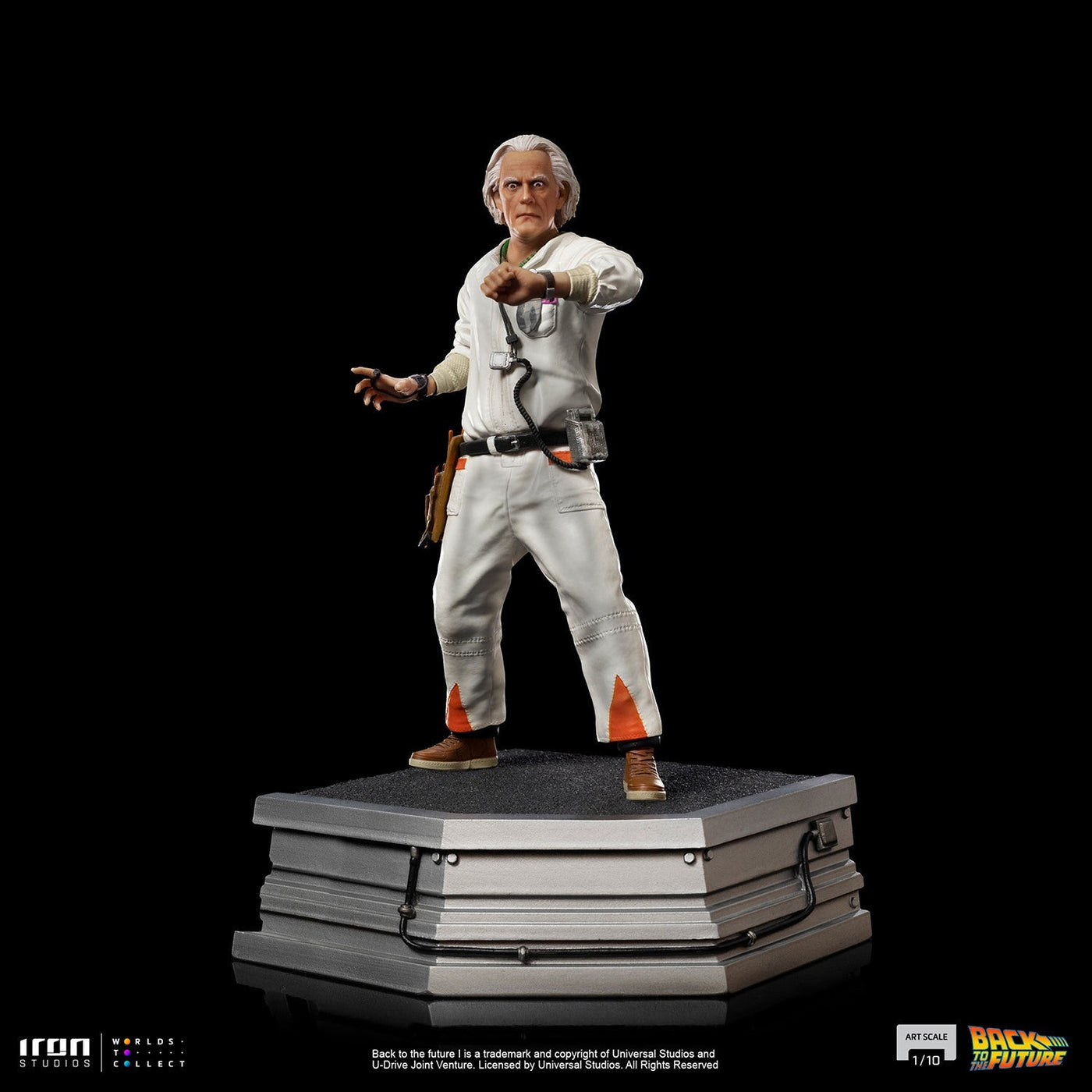 Iron Studios Back to the Future Doc Brown 1:10 Scale Statue by MyHackerTech