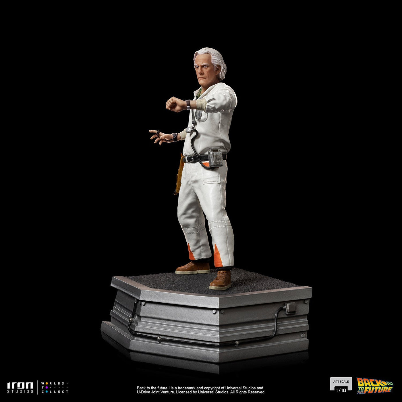 Iron Studios Back to the Future Doc Brown 1:10 Scale Statue by MyHackerTech