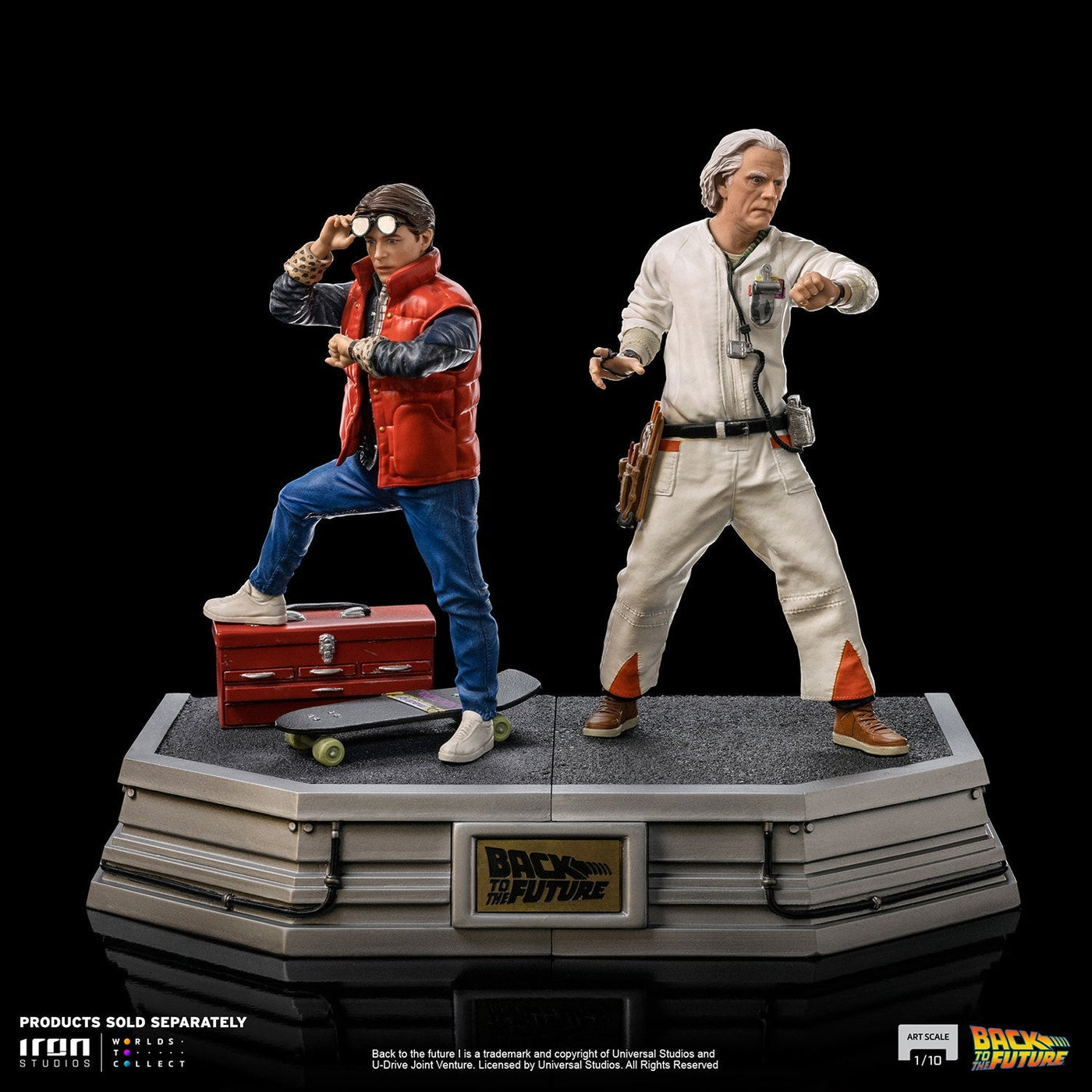 Iron Studios Back to the Future Doc Brown 1:10 Scale Statue by MyHackerTech