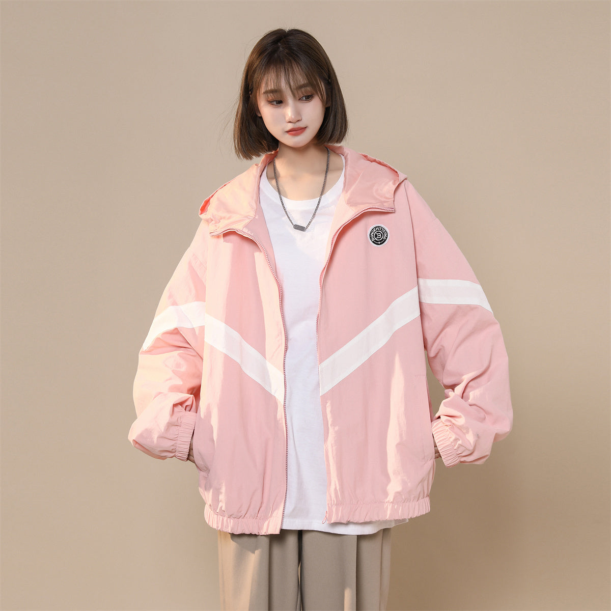Women's Graduate Casual Windbreaker Jacket by MyHackerTech
