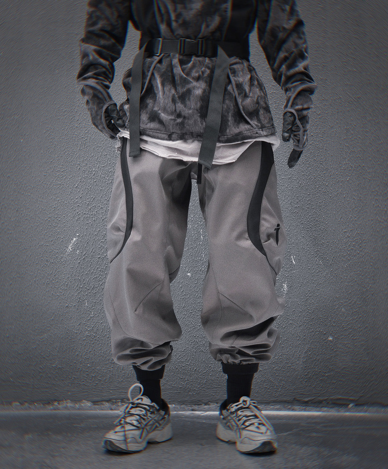 HiP44 Grey Alien Tech Joggers by MyHackerTech