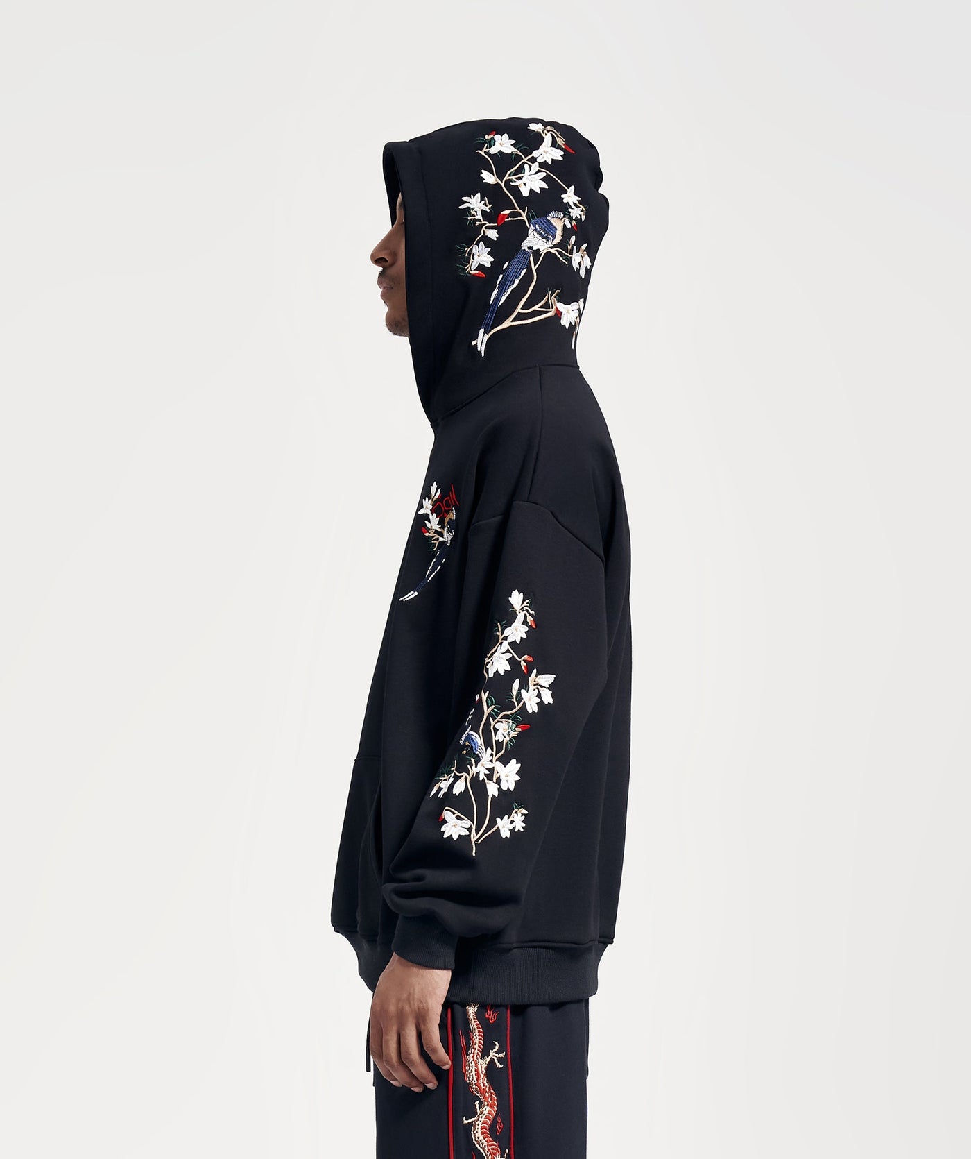 KH9083 Flowers Embroidery Hoodie by MyHackerTech