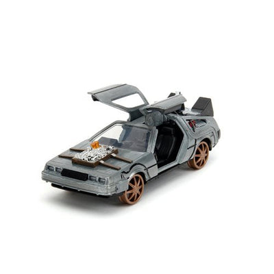 Back to the Future Part III die-cast 1:32 scale "Hollywood Rides" DeLorean Time Machine (railroad) by MyHackerTech