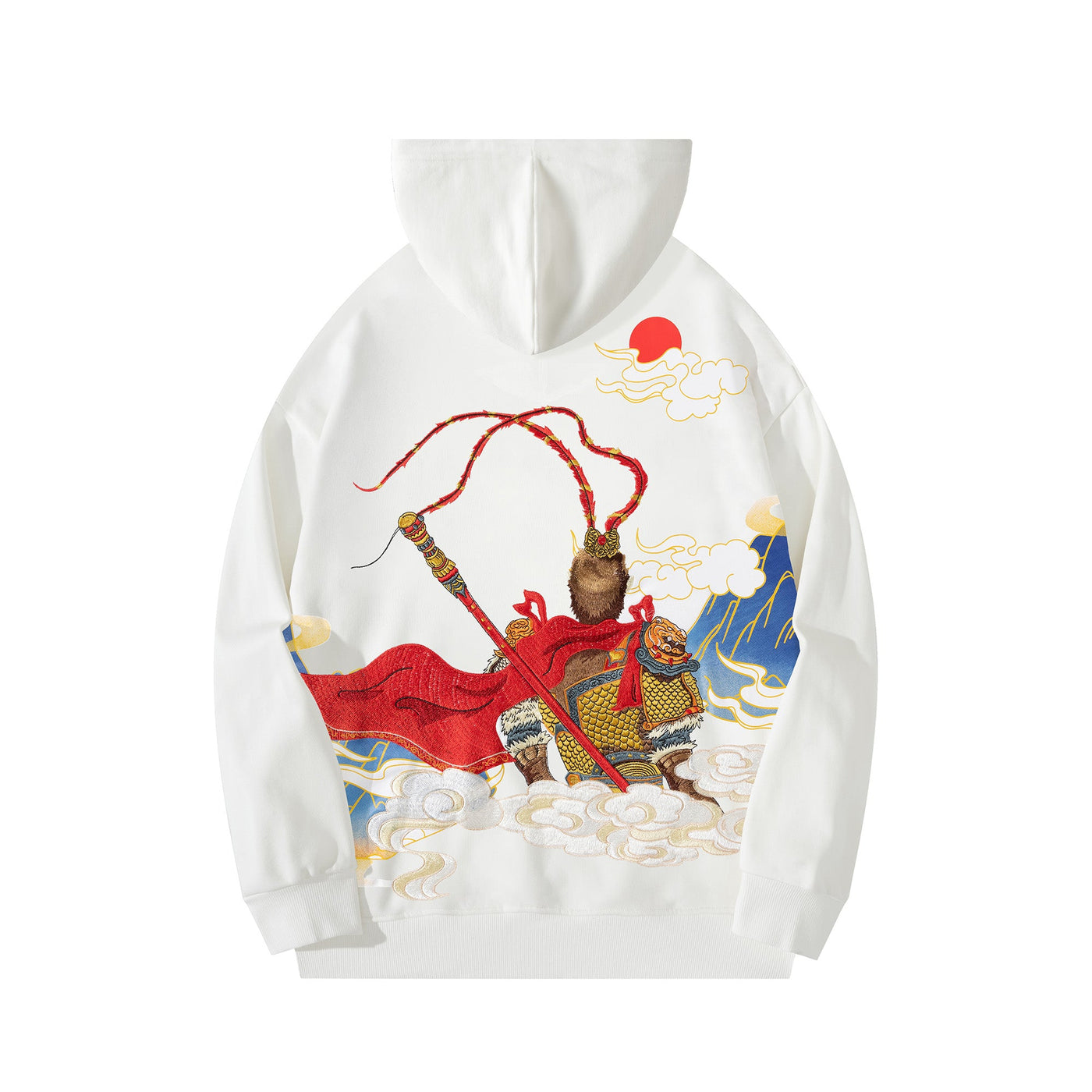 Monkey King Embroidery Hoodie by MyHackerTech