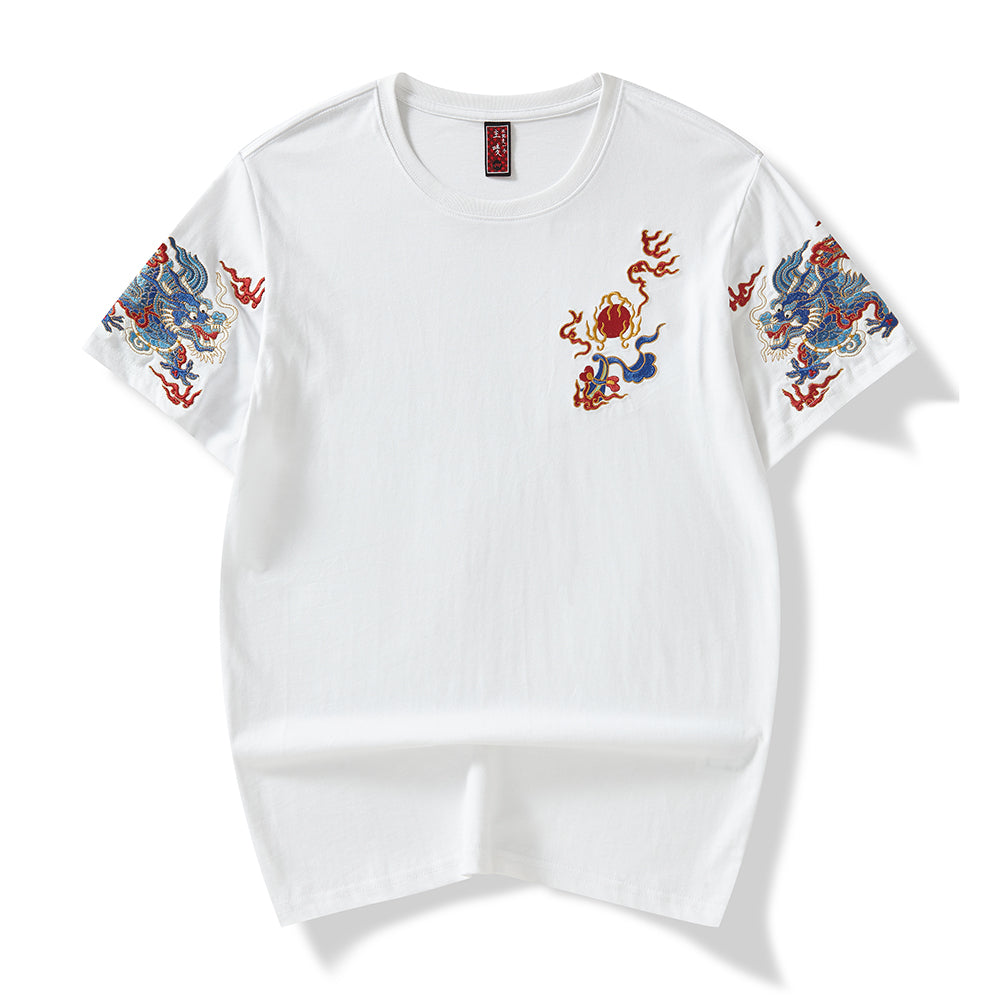 KH691 Raging Dragons Embroidery Tee by MyHackerTech