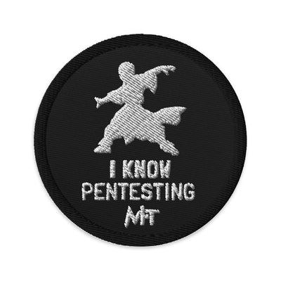 I Know Pentesting - Embroidered patches